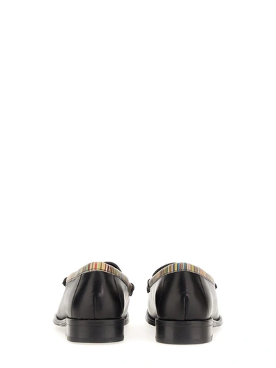 Paul Smith Cassini Signature Stripe Loafer In Black