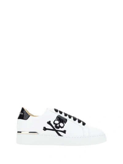 Shop Philipp Plein Sneakers In White/black