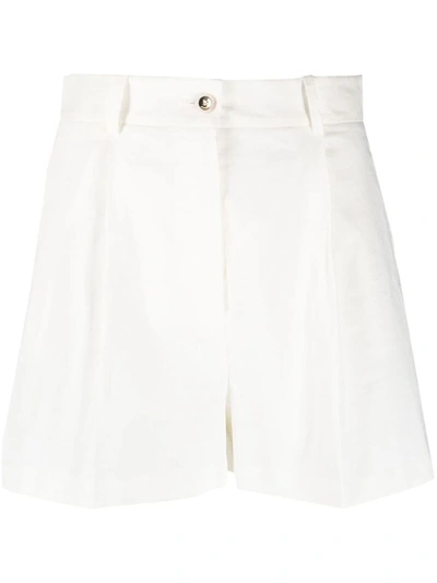 Shop Pinko Sorridente Shorts In White