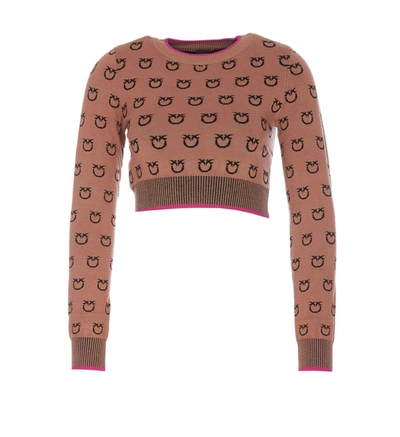 Shop Pinko Sweaters In Beige