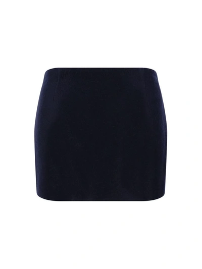 Shop Prada Skirts In Bleu