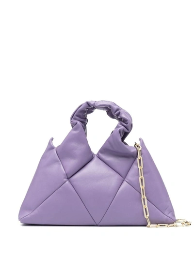 Reco Didi Quilted Nappa Top Handle Bag In Lavanda