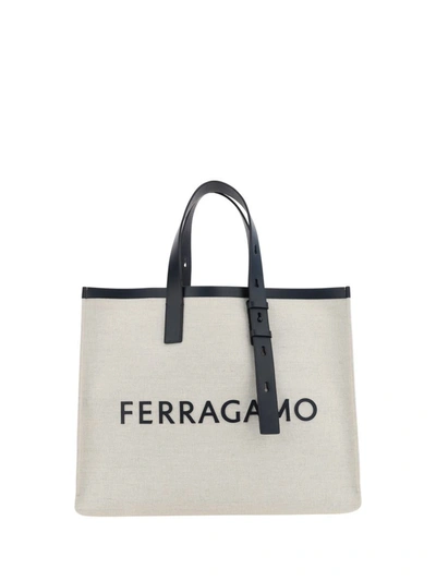 Shop Ferragamo Handbags In Nero