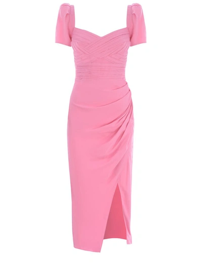 Shop Self-portrait Dress  In Pink