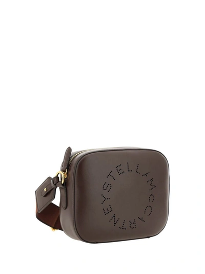 Shop Stella Mccartney Shoulder Bags In Chocolate Brown