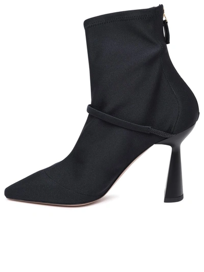 Shop Malone Souliers Oliana Ankle Boots In Black Stretch Fabric
