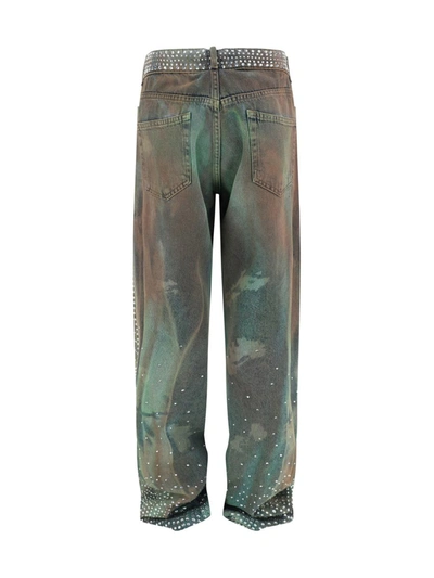 Shop Attico The  Jeans In Camouflage