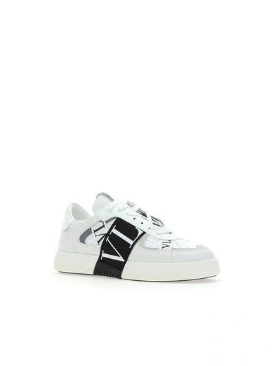Shop Valentino Garavani Sneakers In Bianco/nero-ghiaccio