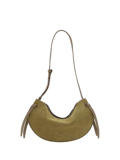 LARGE FORTUNE COOKIE - SUEDE KHAKI – Yuzefi