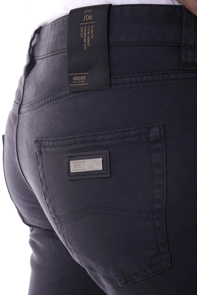 Shop Armani Collezioni Jeans In Grey