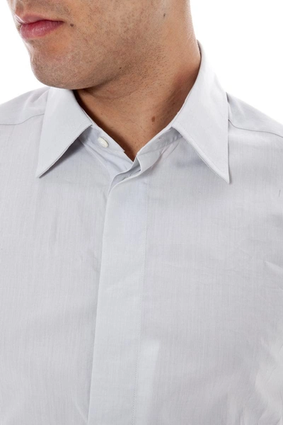 Shop Armani Collezioni Shirt In Grey