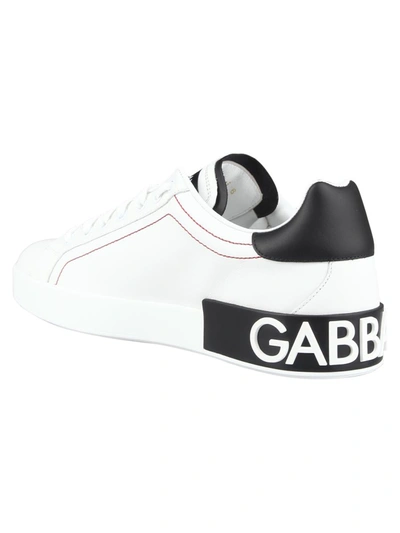 Shop Dolce & Gabbana Low Sneakers Shoes In White