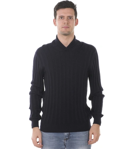 Shop Armani Collezioni Sweater In Blue