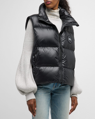Shop Canada Goose Cypress Down Puffer Vest In Black
