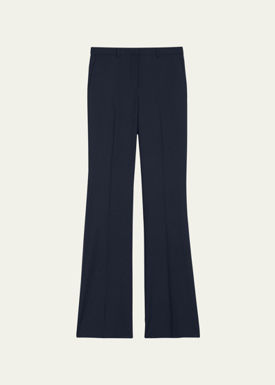 Shop Theory Demitria Good Wool Suiting Pants In Nctrn Way
