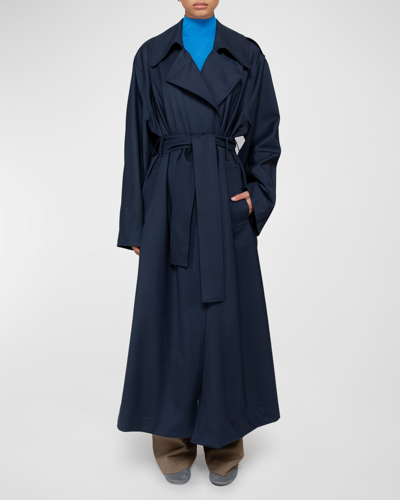 Shop Leset Jane Trench Coat In Midnight