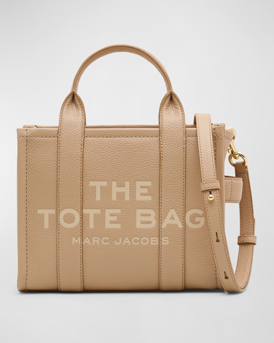 Shop Marc Jacobs The Small Leather Tote Bag In Camel