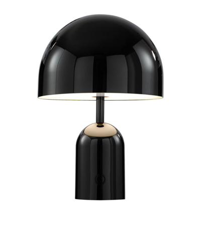 Shop Tom Dixon Portable Bell Table Lamp In Black