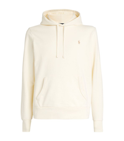 Shop Polo Ralph Lauren Cotton Polo Pony Hoodie In White