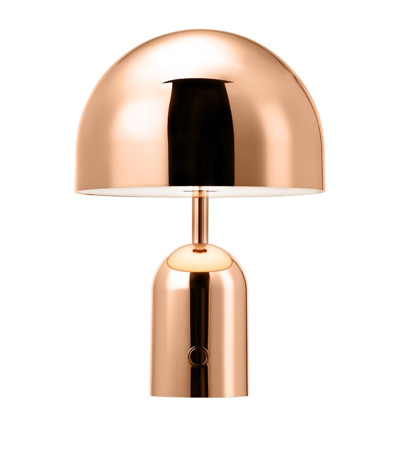 Shop Tom Dixon Portable Bell Table Lamp In Brown