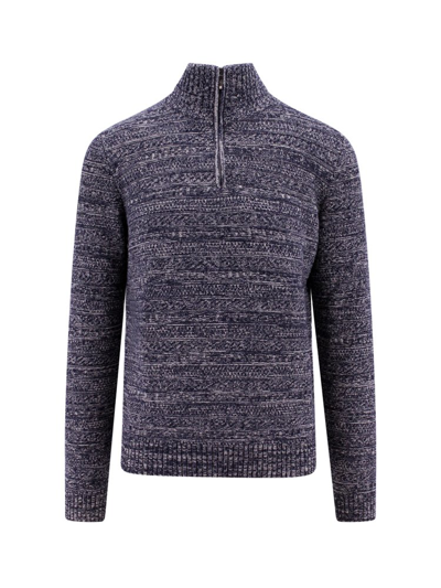 Shop Loro Piana Lima Knitted Pullover In Blue