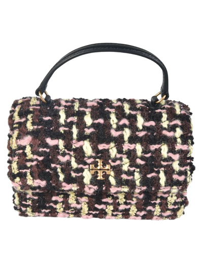 Shop Tory Burch Kira Foldover Mini Top Handle Bag In Multi