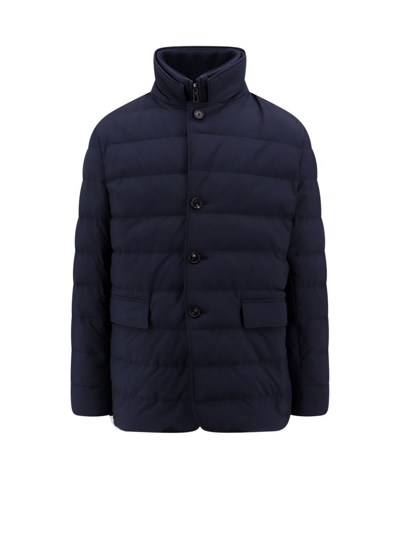 Shop Loro Piana Nama Buttoned Quilted Jacket In Blue