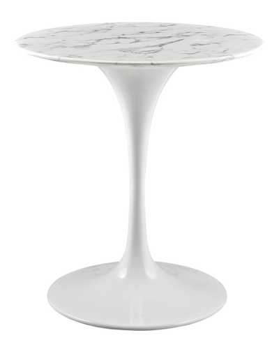 Shop Modway Lippa 28in Round Artificial Marble Dining Table