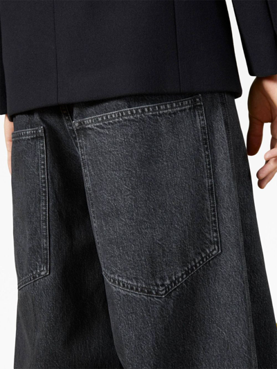 Shop Gucci Organic Cotton Denim Jeans In Black