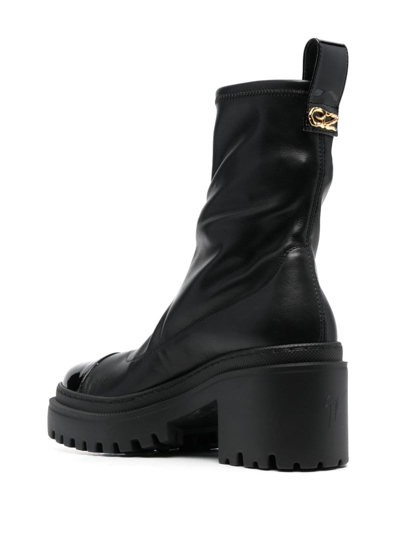 Shop Giuseppe Zanotti Vicentha Boots In Black
