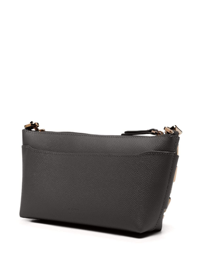 Boyy Buckle Pouchette Epsom Leather Handbag in Brown