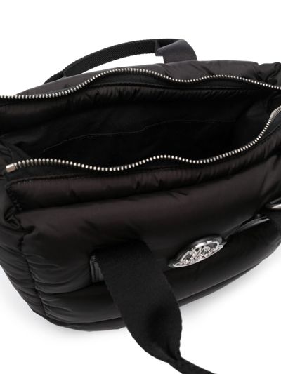 Shop Moncler Caradoc Padded Mini Bag In Black