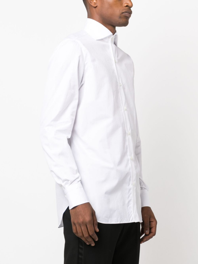 Shop Finamore 1925 Cotton Shirt In White