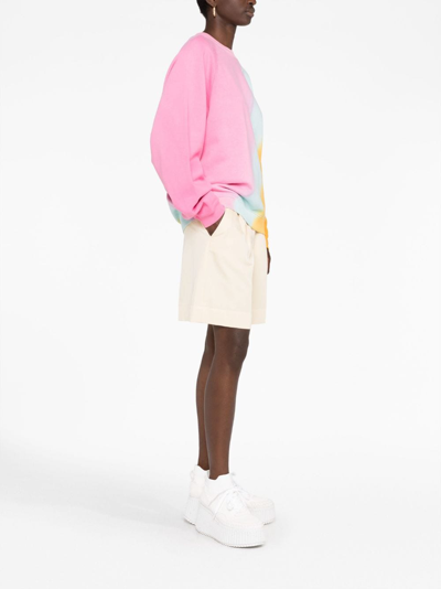 Shop Chloé Logo Cotton Sweatshirt In Multicolor