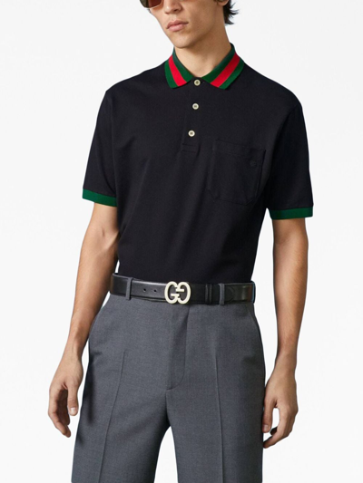 Shop Gucci Piquã© Polo Shirt