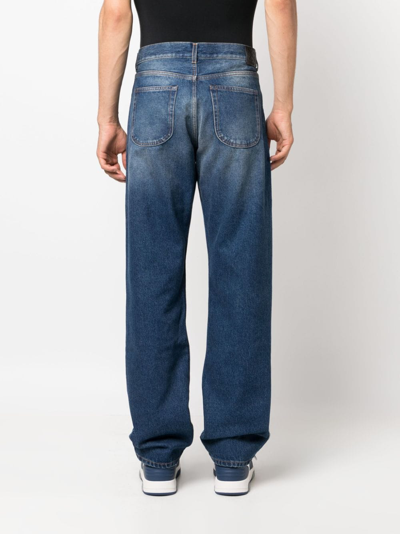 Shop Off-white Loose-fit Denim Jeans In Blue