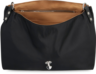 Shop Zanellato Postina M Nylon Handbag In Black