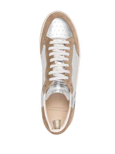 Officine Creative Magic Panelled Sneakers In Neutrals