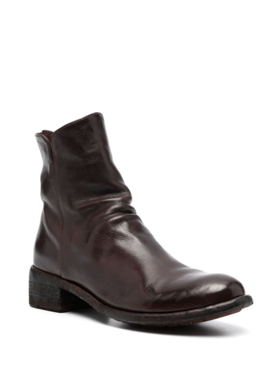 Shop Officine Creative Lison 056 35mm Leather Boots In Brown
