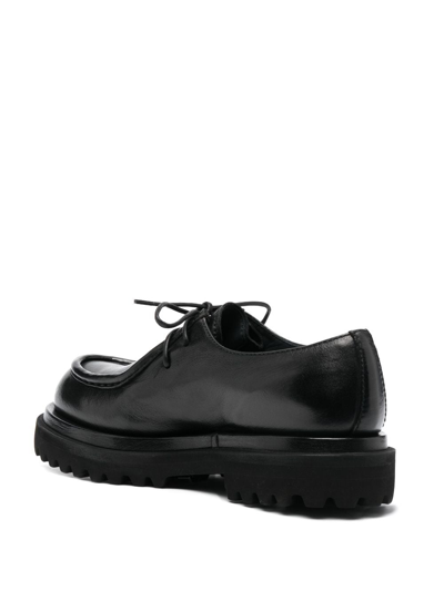 Officine Creative Wisal Leather Lace-up Shoes In Black