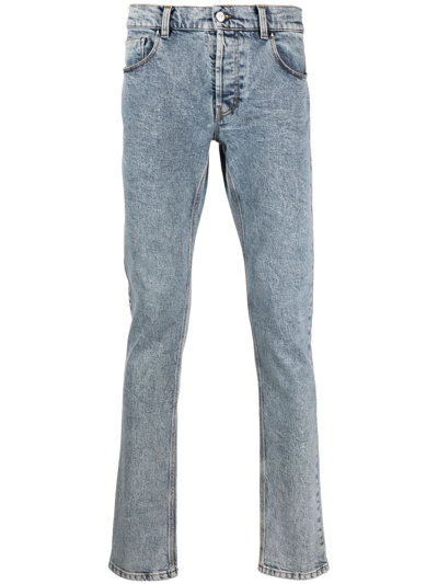 Shop Roberto Cavalli Slim-fit Jeans In Blue