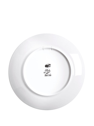 Fornasetti Tema E Variazioni Porcelain Plate (26cm) In White