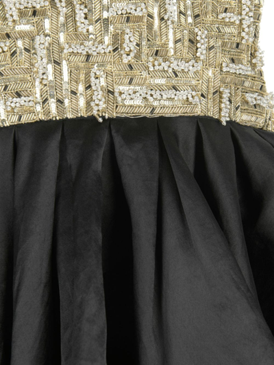 Shop Maison Ava Lumi Tiered Dress In Black