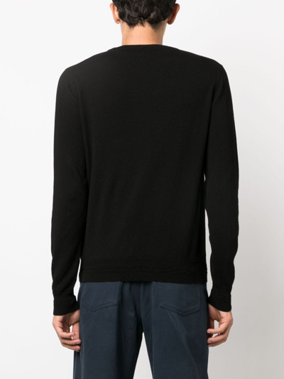 Shop There Was One Crew-neck Cashmere Jumper In Black