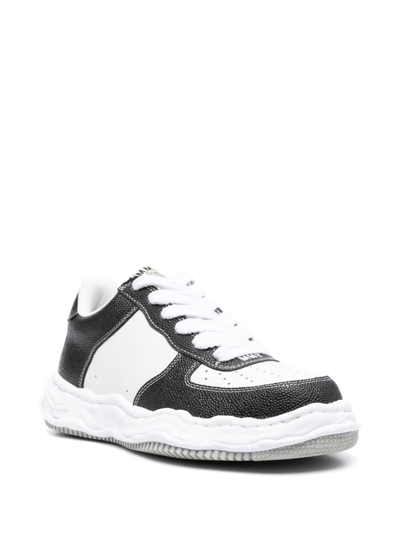 Shop Miharayasuhiro Wayne Low-top Sneakers In 黑色