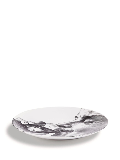 Fornasetti Variazioni N.256 Wall Plate In Black
