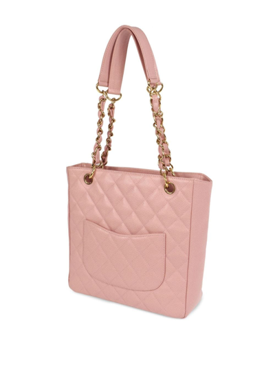 Pre-owned Chanel Petite 购物袋（2003年典藏款） In Pink