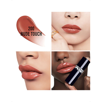 Shop Dior 200 Nude Touch Rouge Forever Lacquer Lipstick 6ml