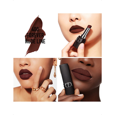 Dior 400 Forever Nude Line Rouge Forever Lipstick 3.2g In 400 Forever Nude Line