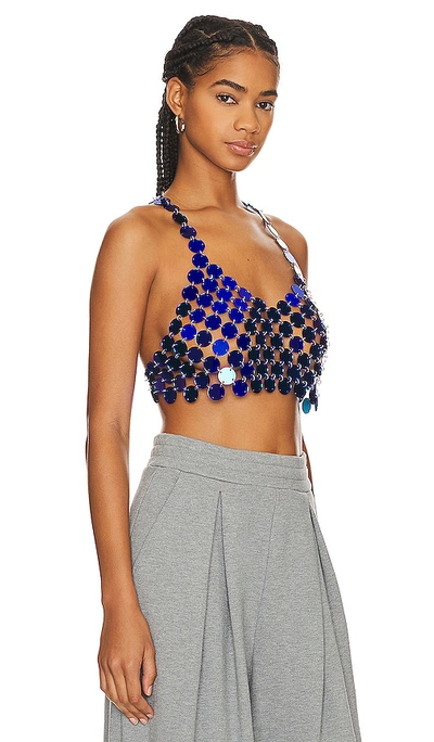 Shop 8 Other Reasons Disc Crop Top In Royal